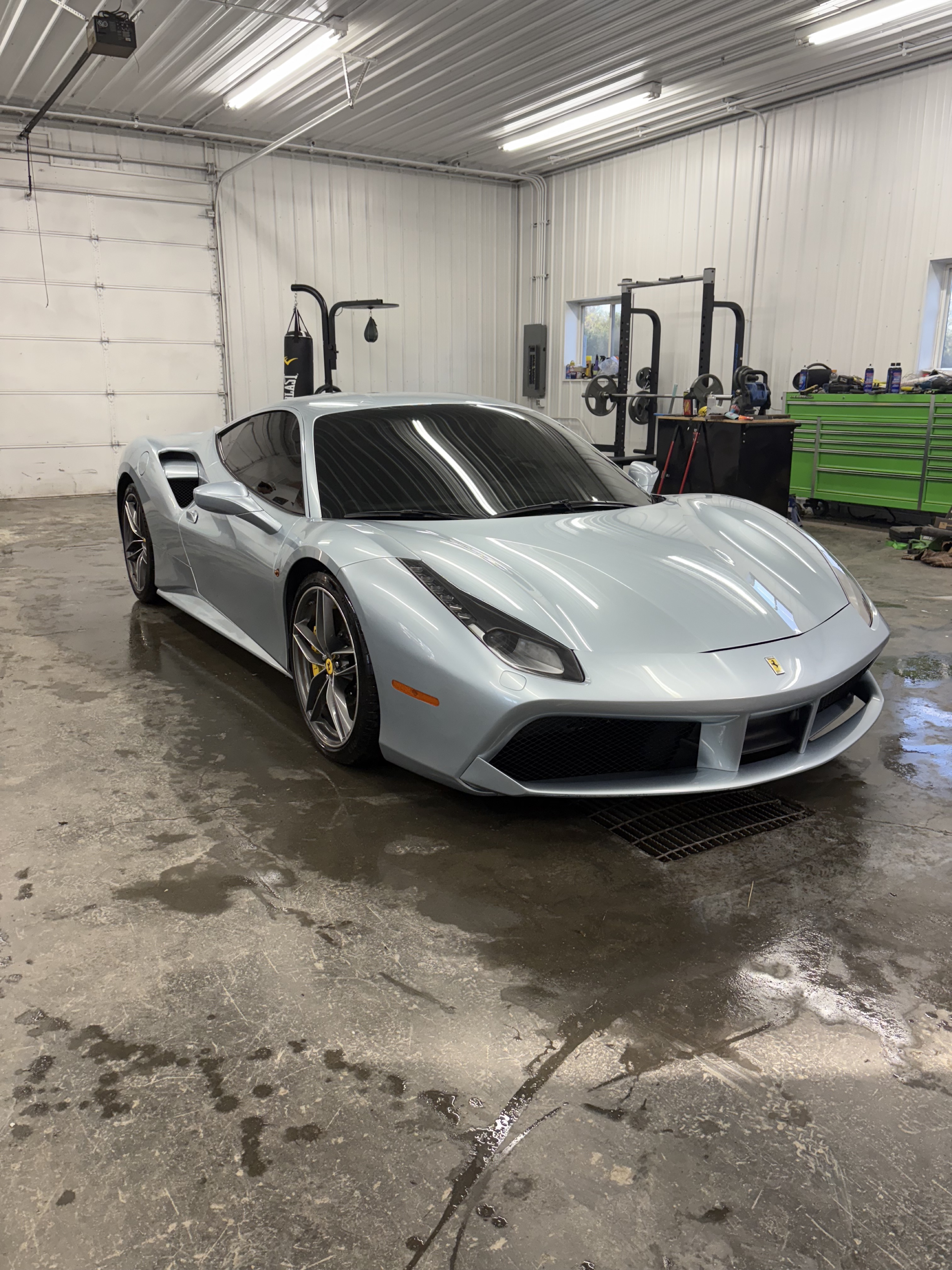 Ferrari after professional detailing